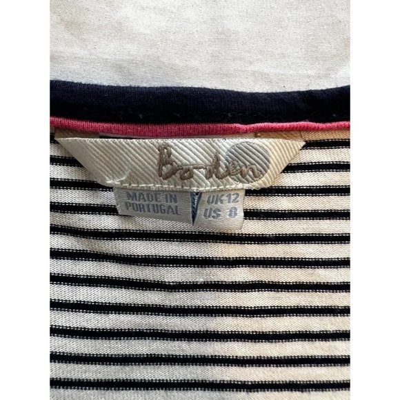 Boden Striped 3/4 Sleeve Size 8 - Picture 7 of 7